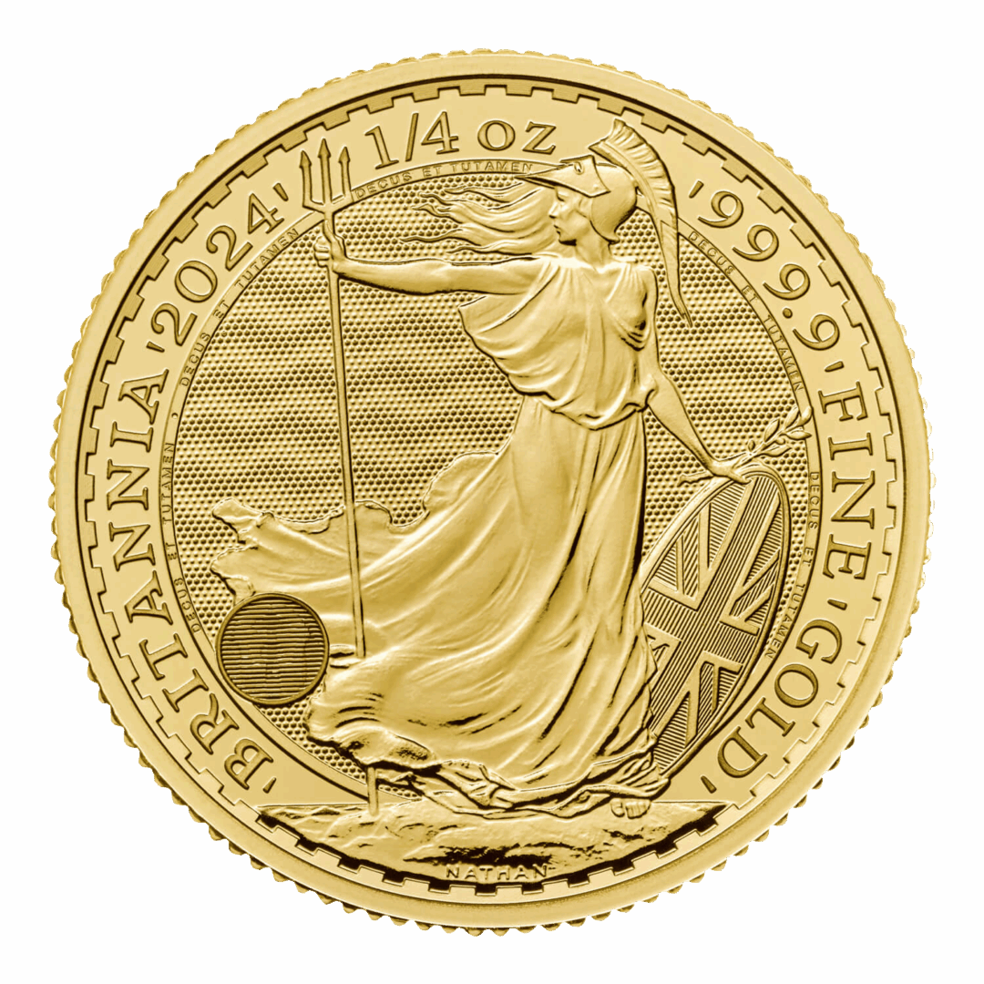 1/4oz Gold Britannia KCIII Coin 2024